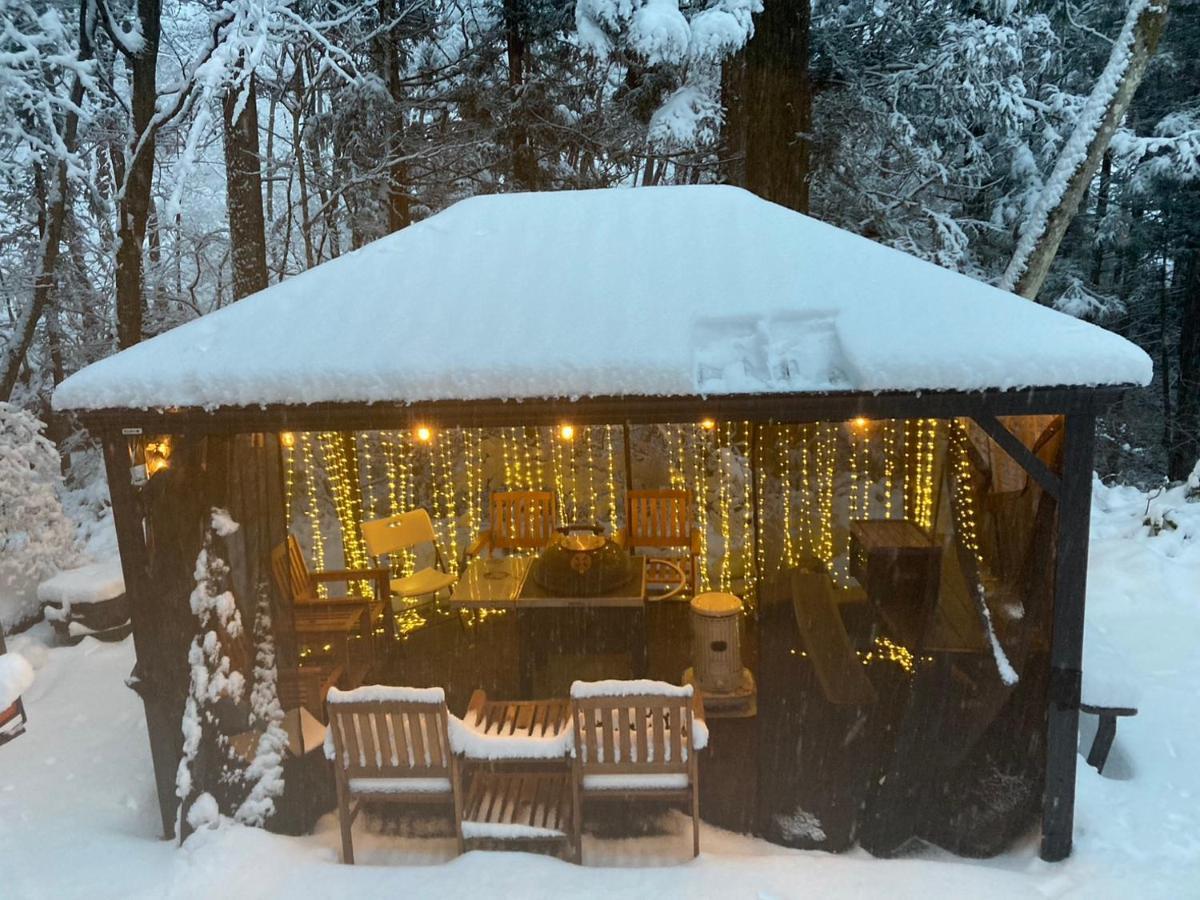 一棟貸切 森のお風呂とアウトドアサウナ 日光雪月花 Villa Eksteriør bilde