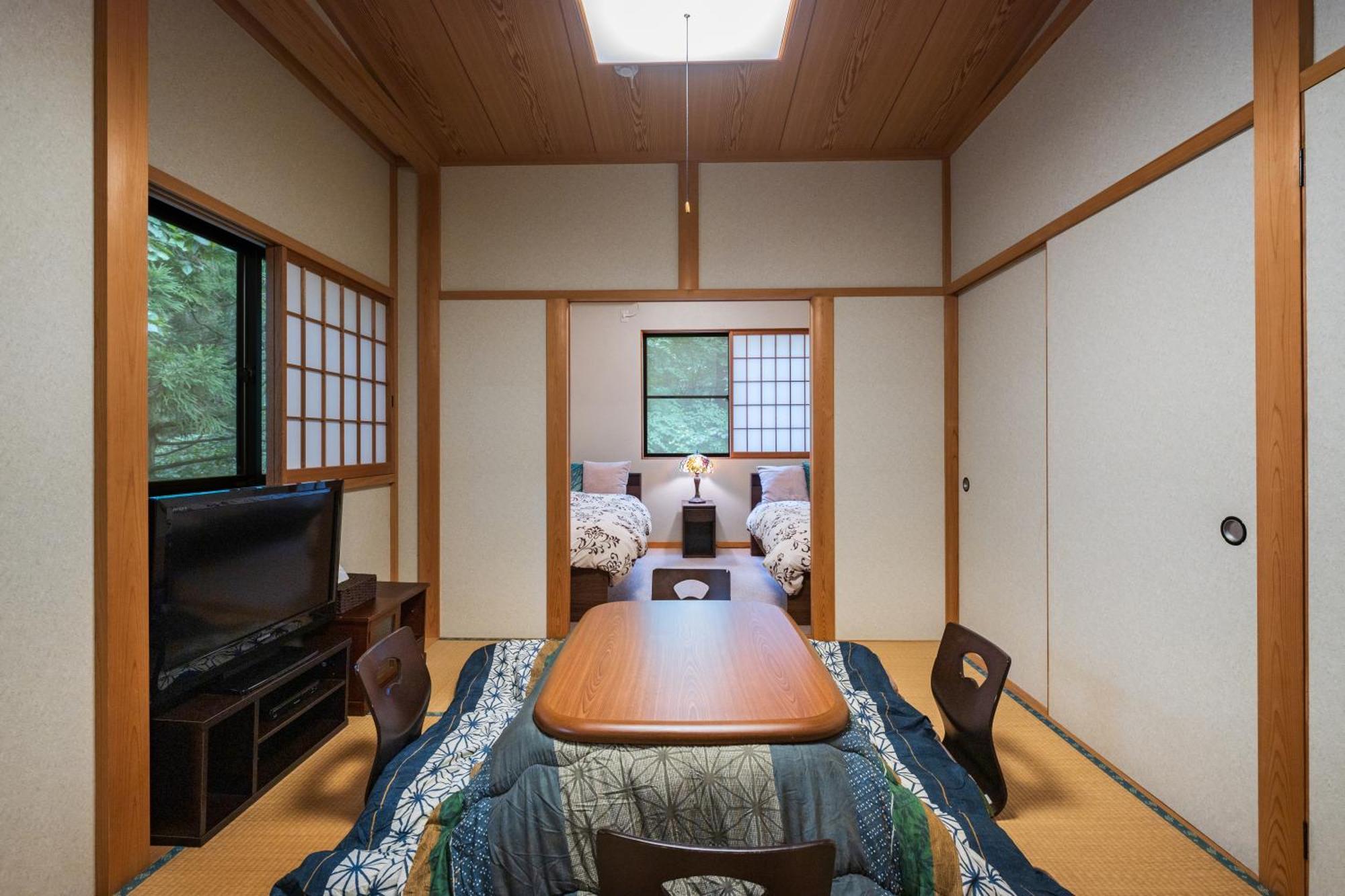 一棟貸切 森のお風呂とアウトドアサウナ 日光雪月花 Villa Eksteriør bilde